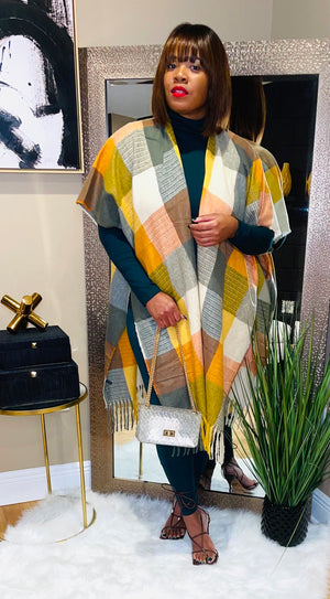 Jamie Mustard/ Olive Poncho